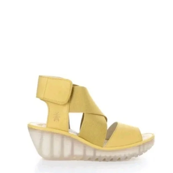 London Fly Yuba Bumblebee Wedge Sandals EU 40